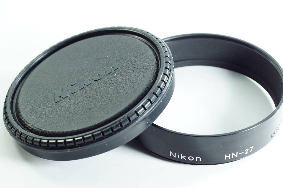 PHmini-05『キレイ』Nikon Reflex 500mm F8用 メタルレンズフード HN-27 85mm レンズキャップ ネジ径82mm LENS HOOD SHADE