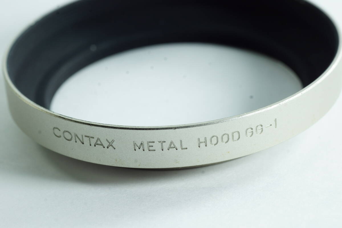 PHmini-05『キレイ』CONTAX METAL HOOD GG-1 Biogon 28mm F2.8 Planar 35mm F2 コンタックスGシリーズ用メタルフード HOOD SHADE