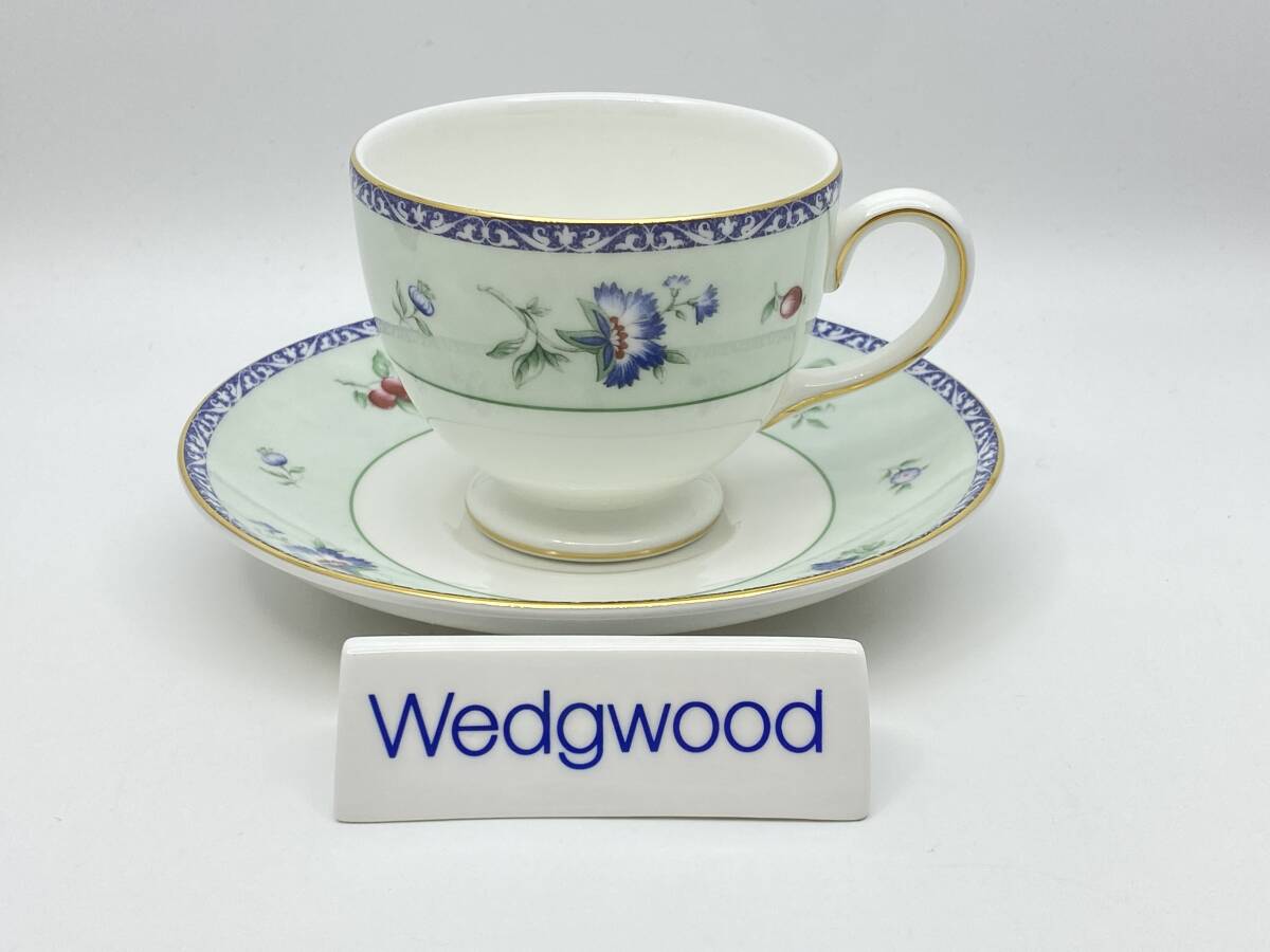WEDGWOOD ウェッジウッド BICENTENARY ANNIVERSARY MEADOW FIELD Tea Cup & Saucer 200周年 メドウフィールド ティーカップ&ソーサー *L952