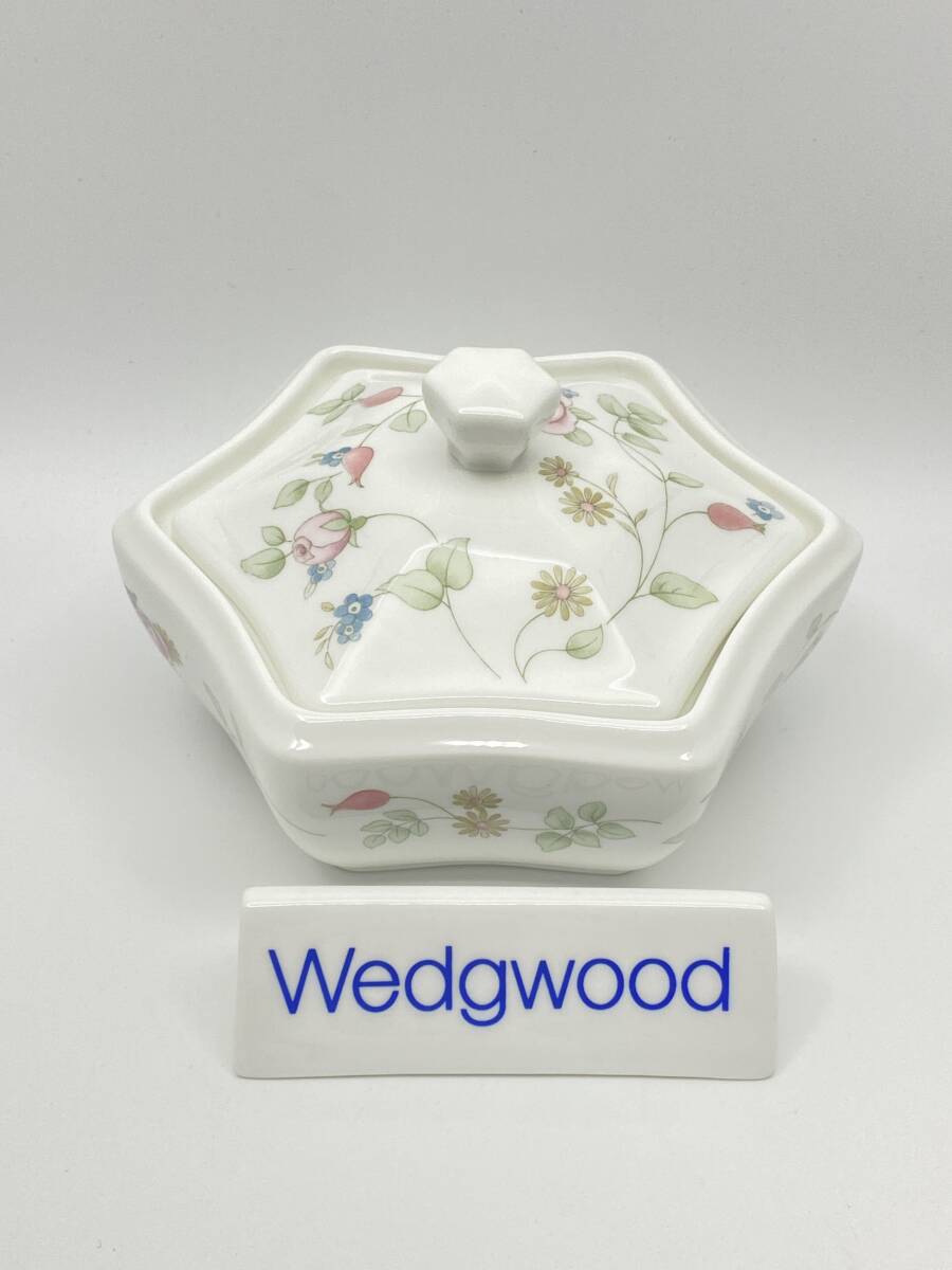 ＊最後の一つ - LAST ONE＊ WEDGWOOD ウェッジウッド ROSEHIP 13cm Hexagon Box ローズヒップ 13cm 六角形 ボックス *L411