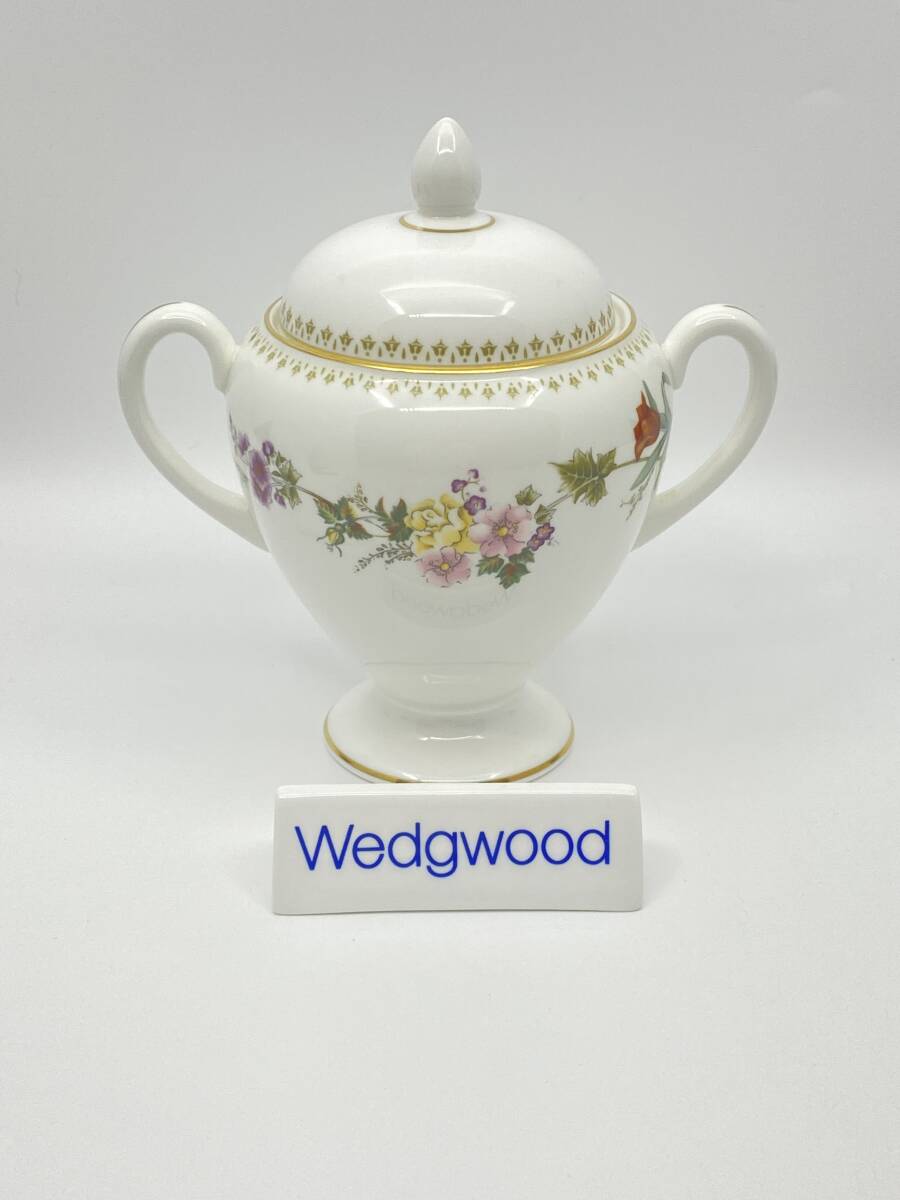 WEDGWOOD ウェッジウッド MIRABELLE Stand Lid Sugar Pot ミラベル スタンド リッドシュガーポット *L326