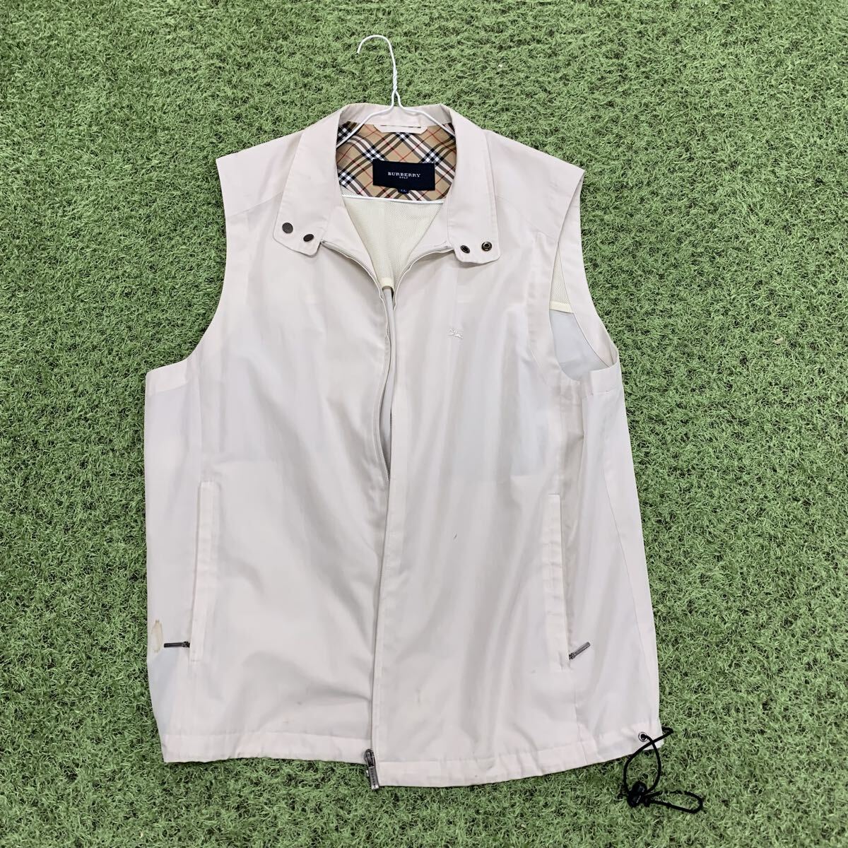 ◎【売り切り】BURBERRY（バーバリー）ゴルフ ナイロンベスト（LL）