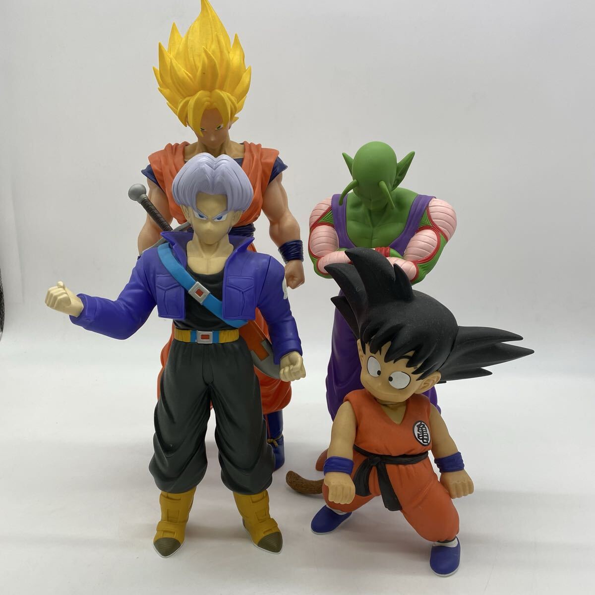 □【売り切り】ドラゴンボール フィギュア4点まとめ売り！ 孫悟空 ピッコロ トランクス ソフビ