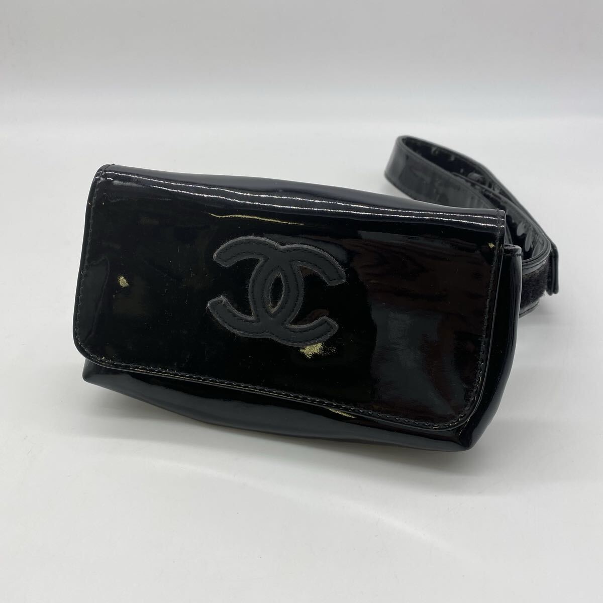 ♯【売り切り】CHANEL/シャネル ノベルティ エナメル ウエストポーチ