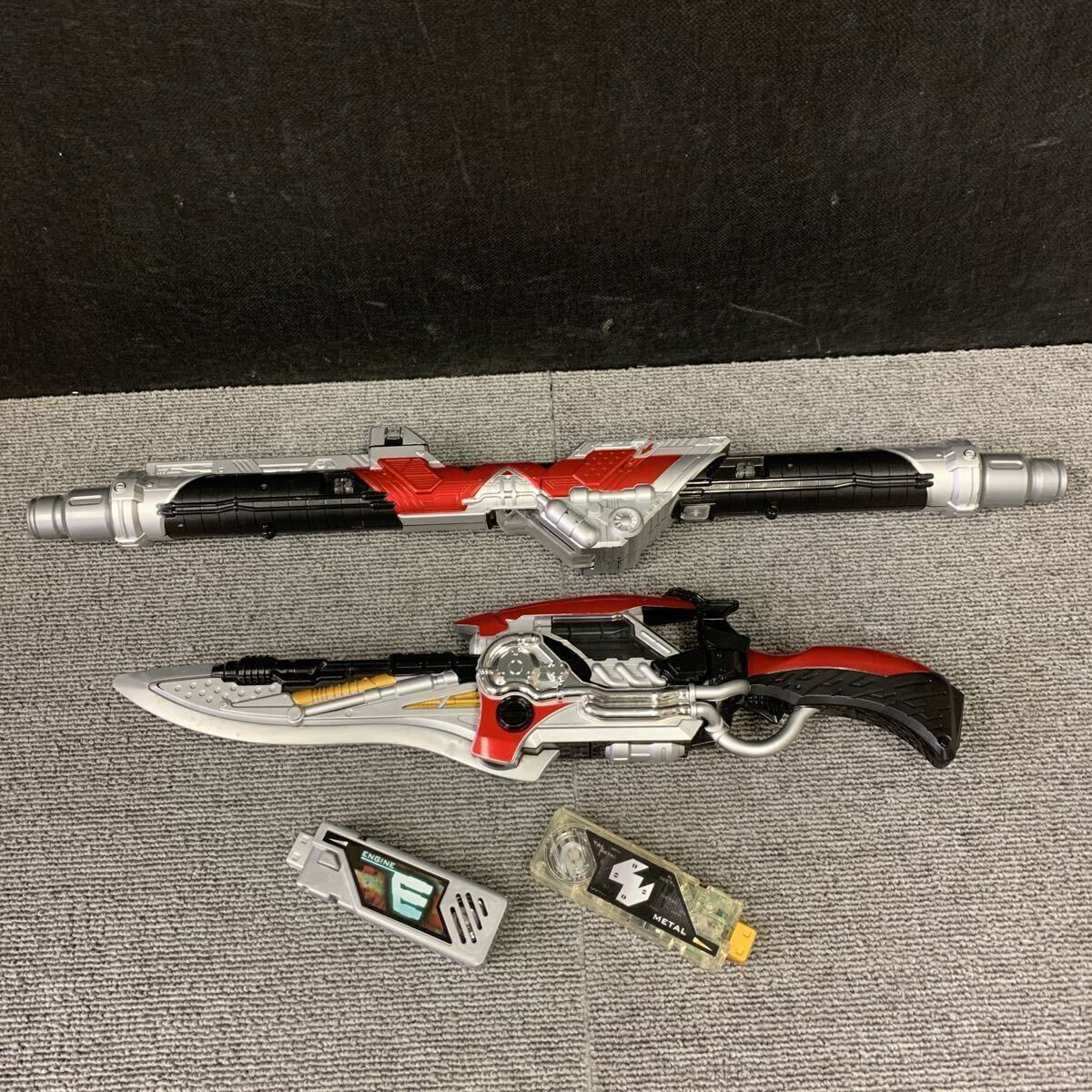 ▲【売り切り】仮面ライダーダブル　DXエンジンブレード　DXエンジンメモリ エンジンブレード 動作未確認