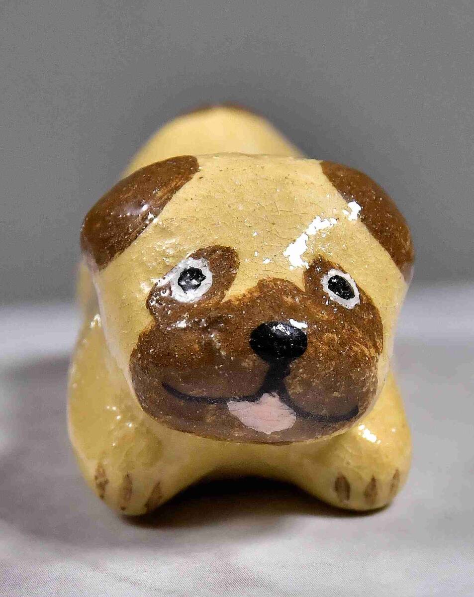 展示未使用品　特価処分　京都 吉村楽入 楽入工房　犬 箸置