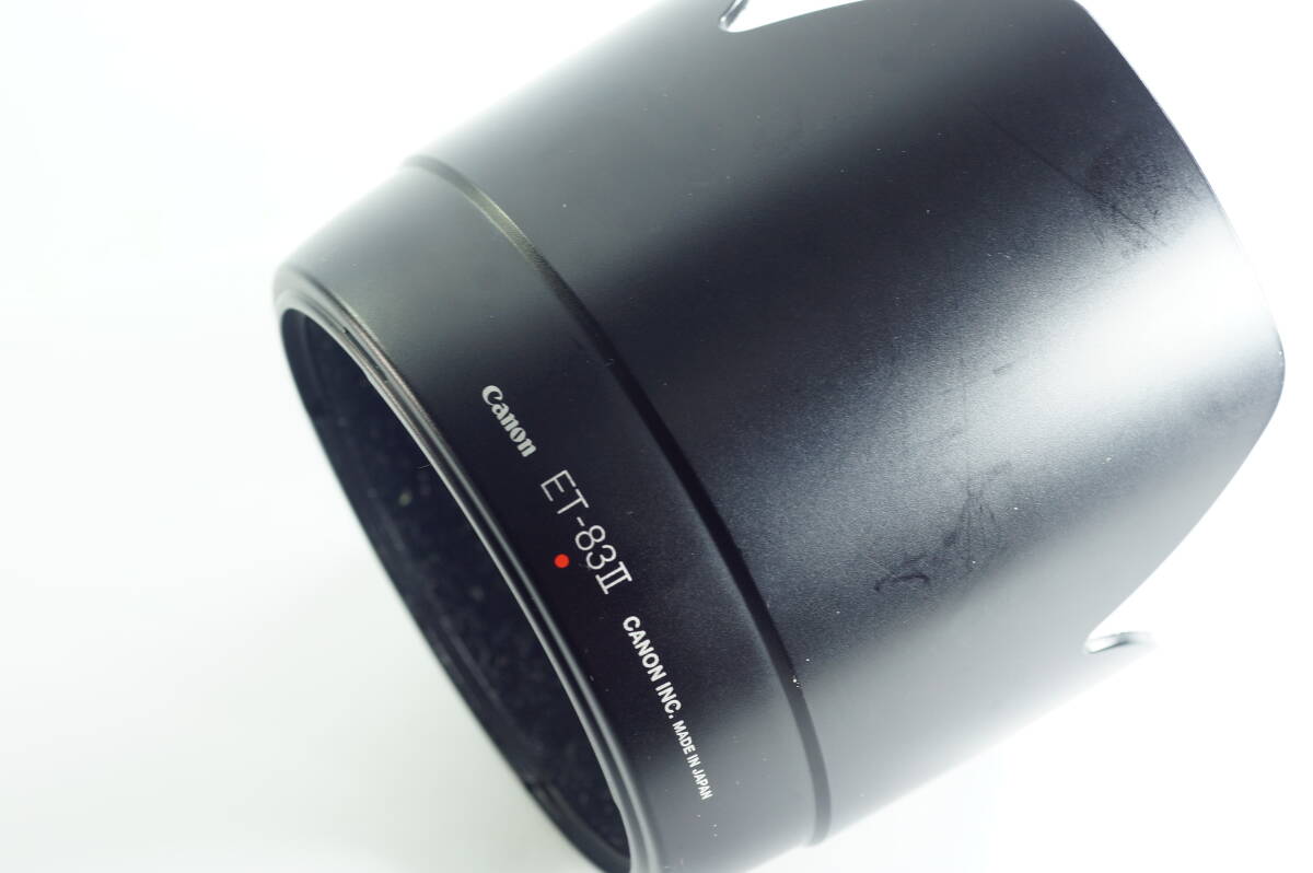 影大『並品』 Canon ET-83ⅡEF 70-200mm F2.8L USM 用 ET-83Ⅱ キヤノン レンズフード LENS HOOD SHADE