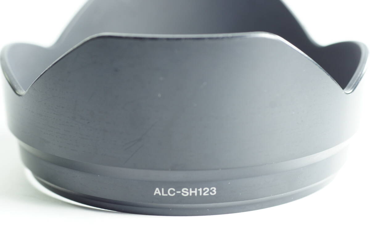 影SG『並品』 SONY ALC-SH123 ミラーレス Eマウント E 10-18mm F4 OSS SEL1018用 ソニー レンズフード LENS HOOD SHADE