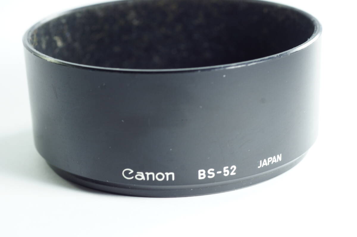 影SG『並品』CANON BS-52 NewFD 50mm F1.2L NewFD 50mm F1.2 NewFD 50mm F1.4 NewFD 50mm F1.8 NewFD 50mm F2 レンズフード