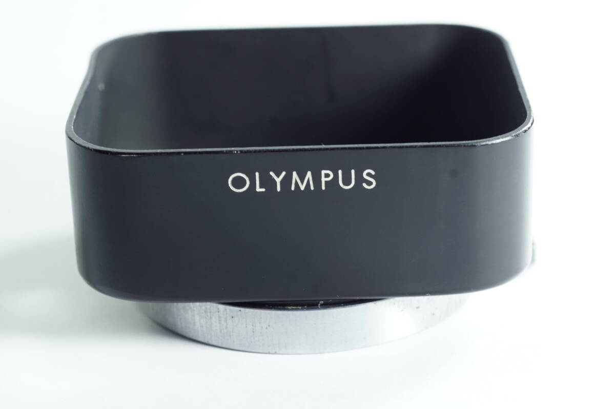 影SG『おおむねキレイ』OLYMPUS オリンパス 内径45mm カブセ式 レンジファインダー機用 角型メタルフード HOOD SHADE