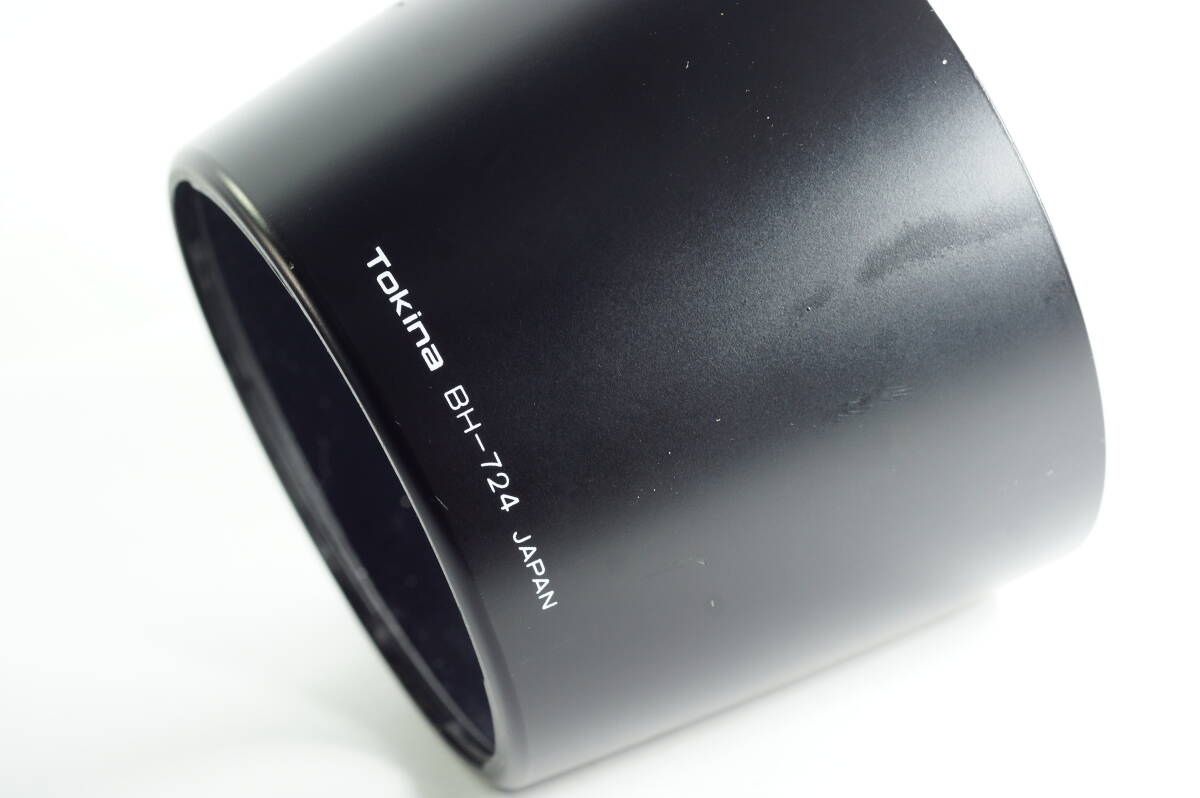 影大-02『並品』 Tokina BH-724 トキナー AT-X 840II AF80-400mm F 4.5-5.6II 用 レンズフード