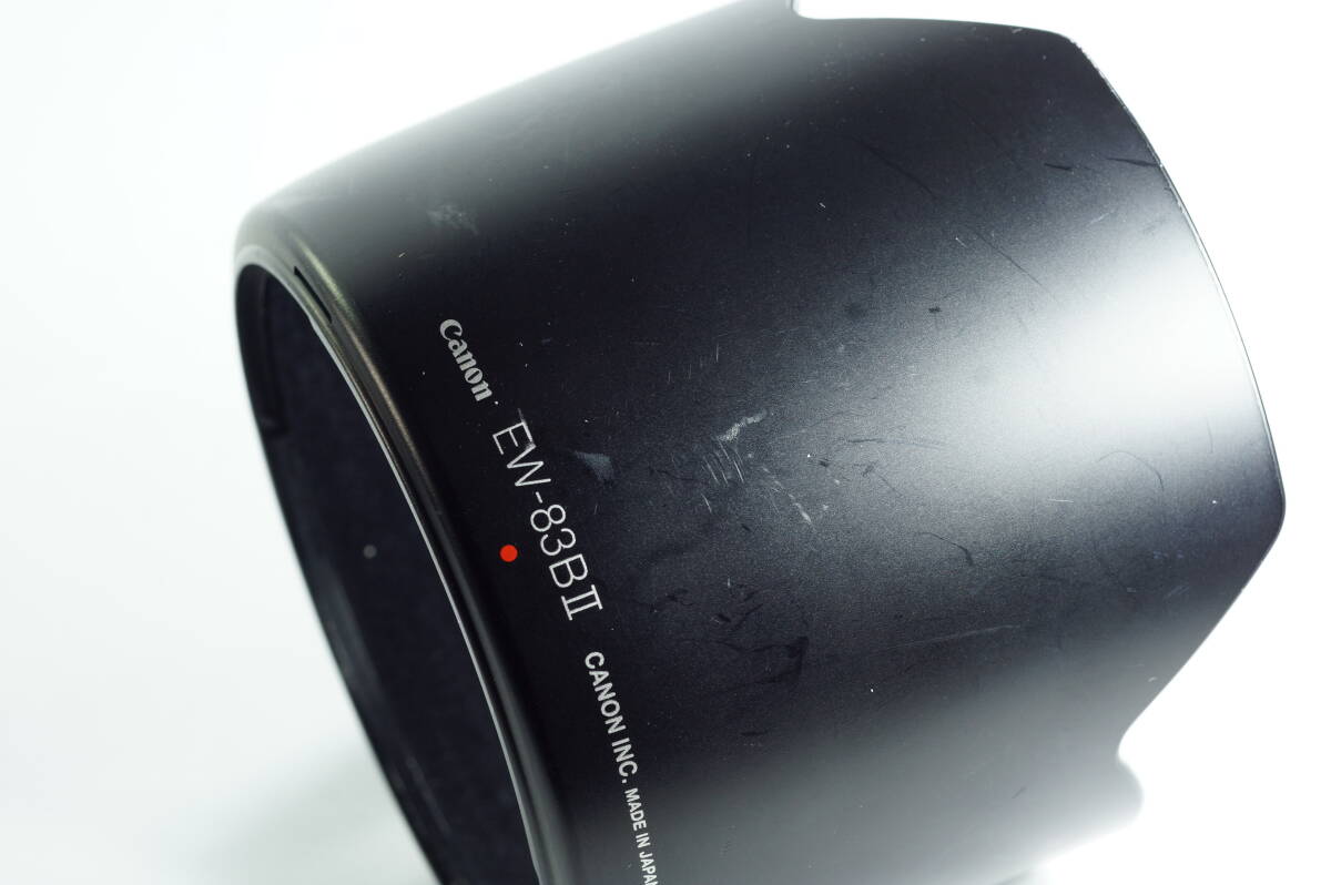 影大-02『並品』 CANON EW-83BⅡ EF28-70mm F2.8L USM 用フード キャノン キヤノン レンズフード HOOD SHADE
