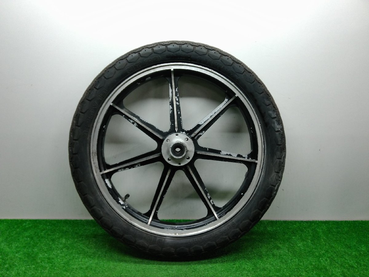 Z8E03 当時物 KZ1000 Z900 Z750D Z1 Z2 メルバ キャスト 車種不明 19×2.15 T BHN