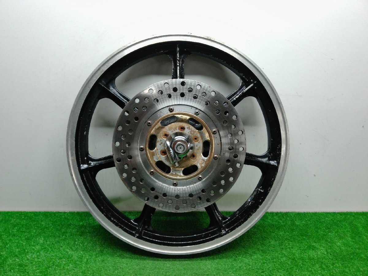 Z8E15 当時物 Z1 Z2 Z系 車種不明 モーリス フロント キャストホイール ディスクローター付き 6穴 T BHN
