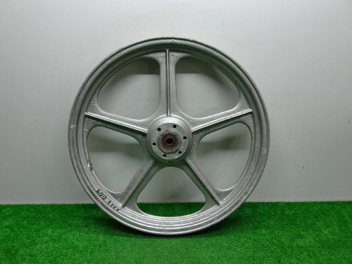 Z8E17 当時物 PVM フロントホイール 車種不明 Z1/Z2/Z系 CB750K/CB750four/CB系 GS400/GT380/GS750 GS系 T BHN