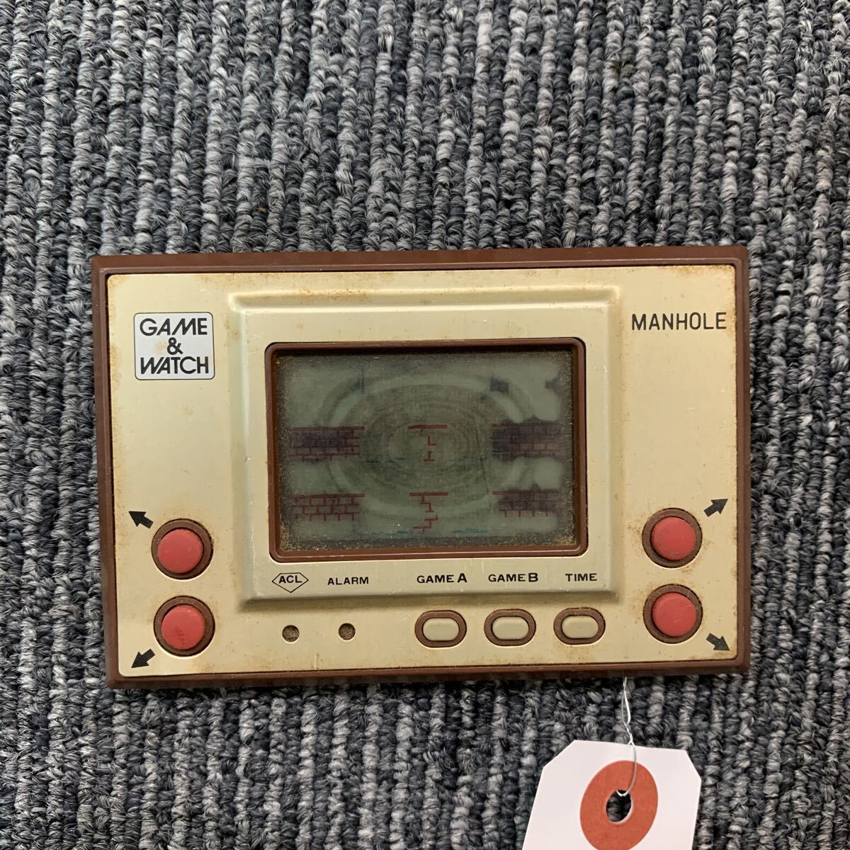 527 Nintendo 任天堂 GAME WATCH ゲームウォッチ MANHOLE ゲーム ウォッチ MH-06 マンホール　動作未確認現状