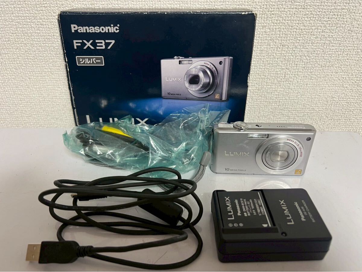 6592 Panasonic パナソニック LUMIX コンパクトデジタルカメラ ルミックス DMC-FX37 デジカメ コンデジ デジタルカメラ 動作未確認