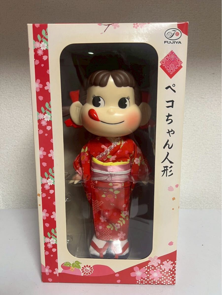 6605 FUJIYA ペコちゃん人形 不二家 ペコちゃん 春のお出かけ着物編