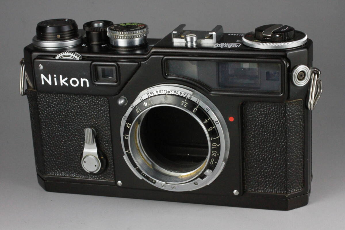 【実用美品】動作確認済み NIKON SP ブラック チタン幕 日本光学 ニコン レンジファインダー Nikon フィルムカメラ Nippon Kogaku #115-8