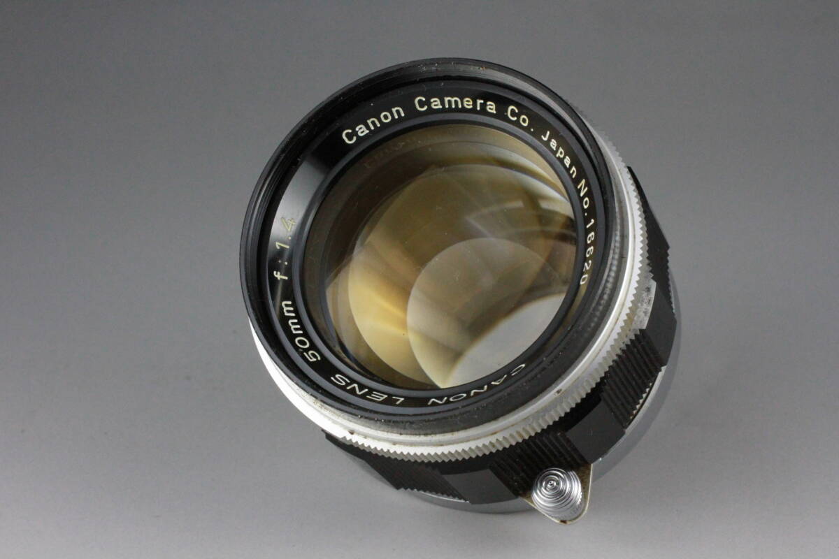 【実用美品】実写テスト済み Canon 50mm f1.4 ライカマウント キヤノン 単焦点 LTM Leica Lマウント L39 M39 #228-1