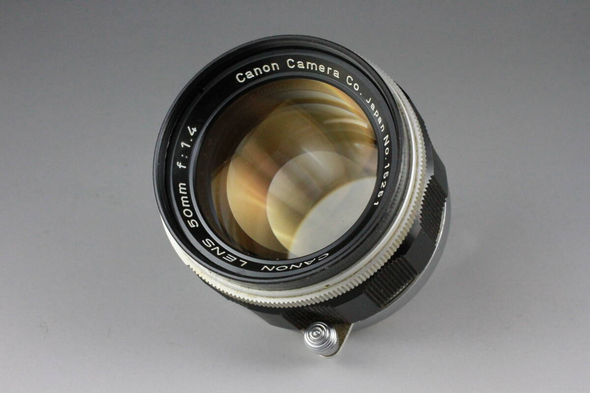 【良品】実写テスト済み Canon 50mm f1.4 ライカマウント キヤノン 単焦点 LTM Leica Lマウント L39 M39 #107-1