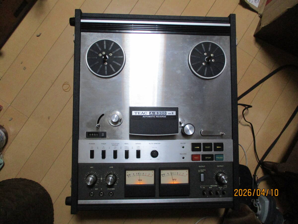 TEAC ティアック A-6300mkII テープデッキ　ポータブルケースつきです。 （ジャンク）