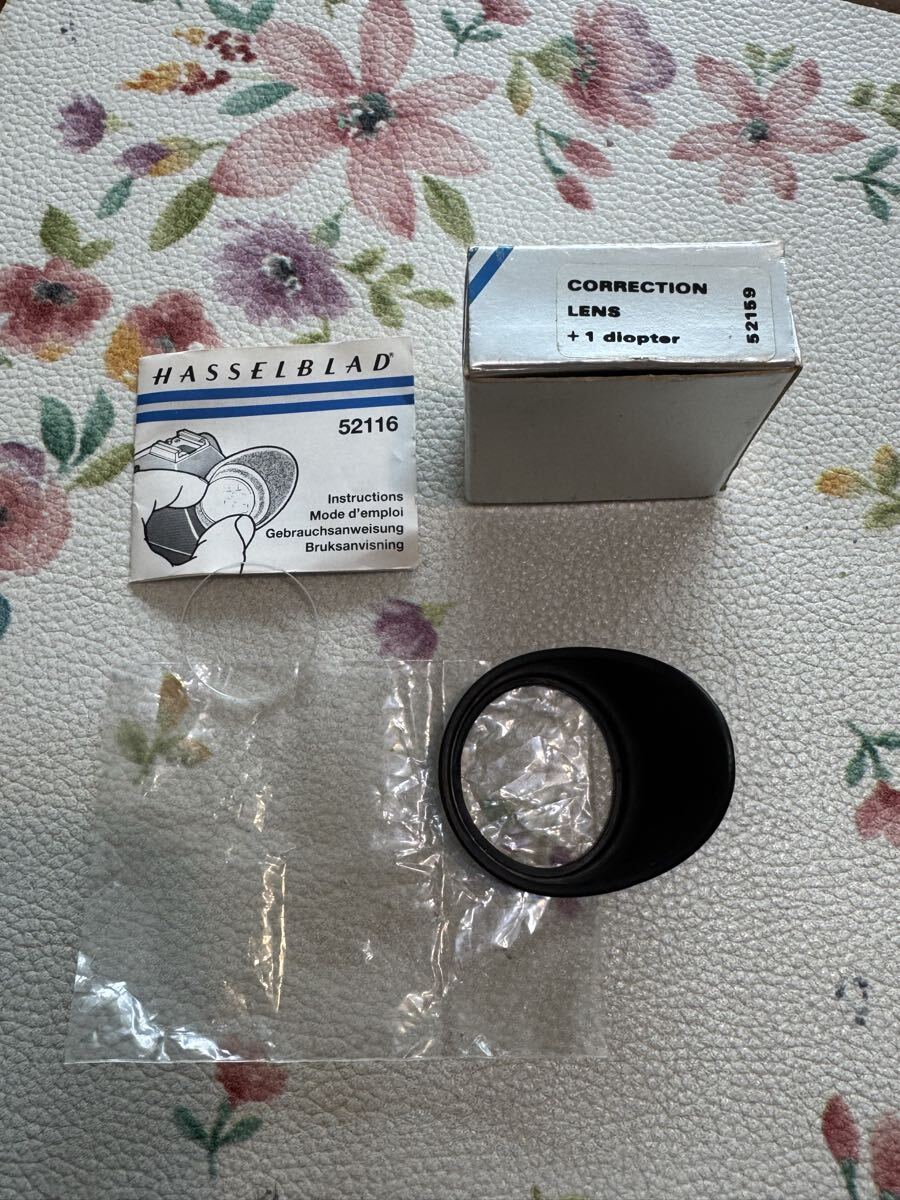 HASSELBLAD ハッセルブラッド 視度補正 レンズ 52159 ウェストレベルファインダー用　+1 diopter アイピース　アイカップ　52116 セット