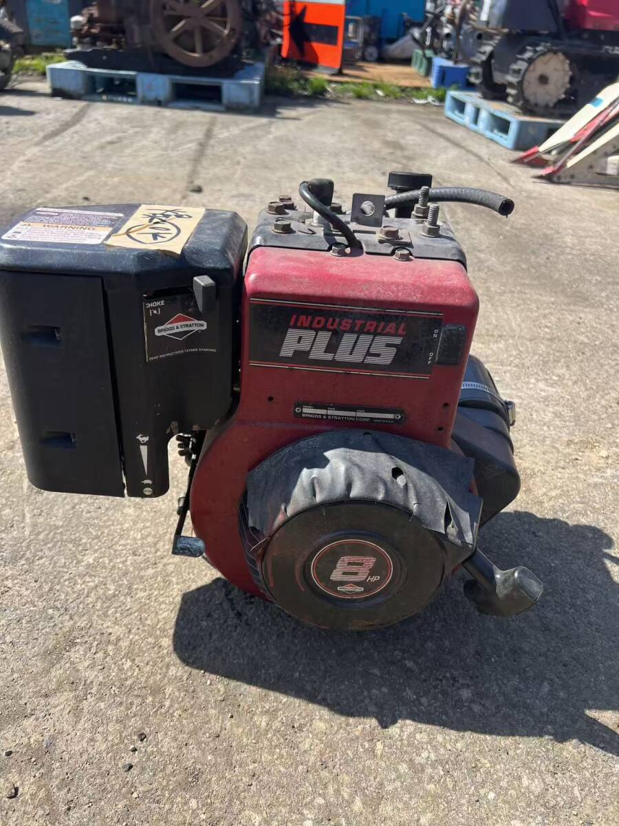 初爆発確認済　　INDUSTRIAL PLUS　11馬力　ガソリンエンジン　現状売り　ヤナセ88HSTから外しました。