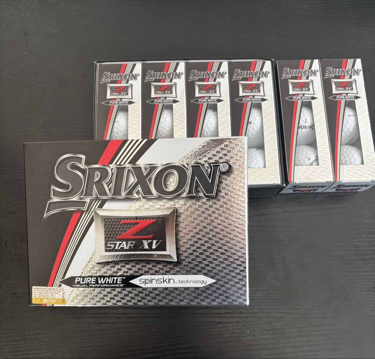  ダンロップ　スリクソン Z-STAR XV 白 1.5ダース　18個　USモデル　DUNLOP SRIXON