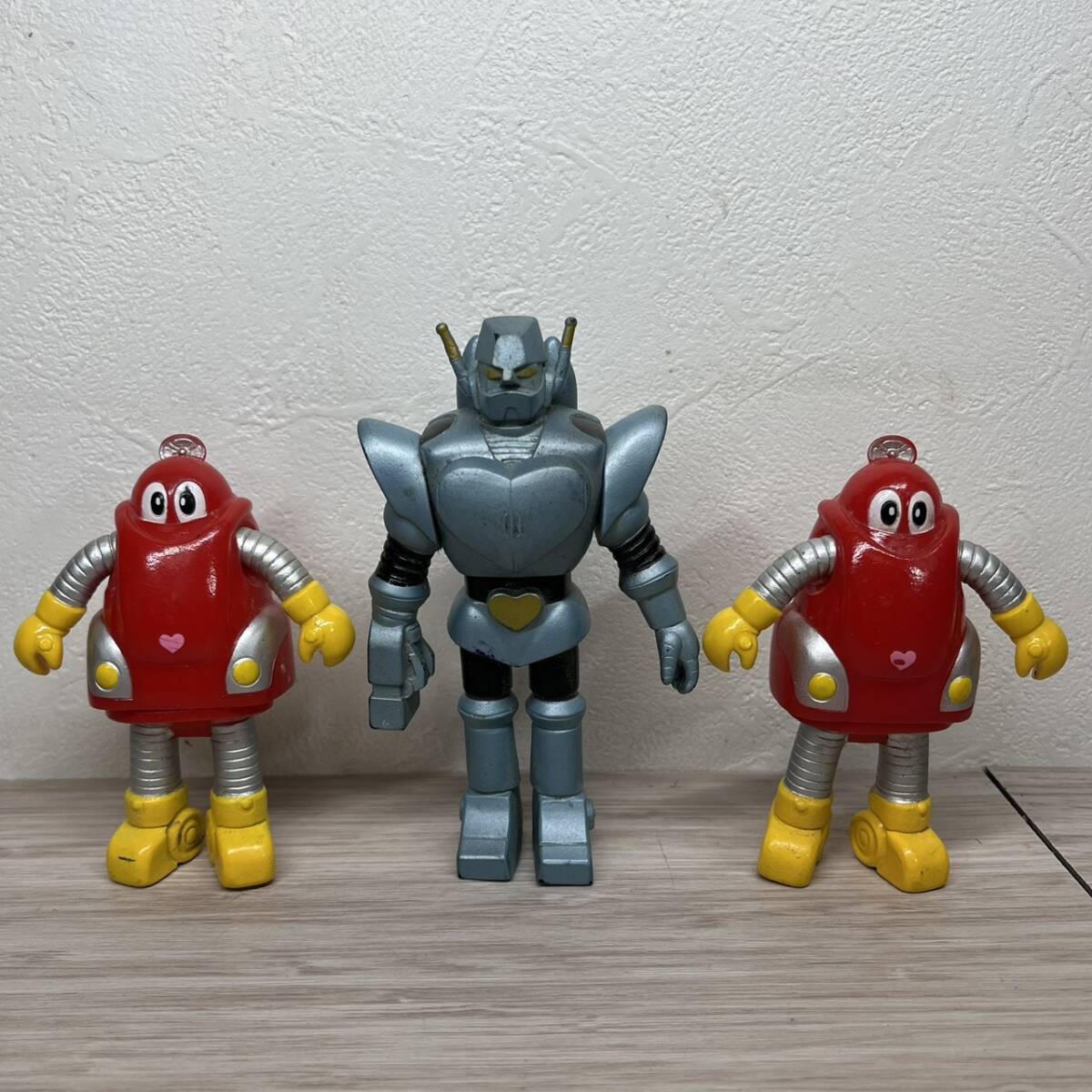 ●【MH-2866】中古品 がんばれロボコン ロボコン ガンツ ソフビ フィギュア 人形 石森プロ YUTAKA キャラクター コレクション【レタパ可】