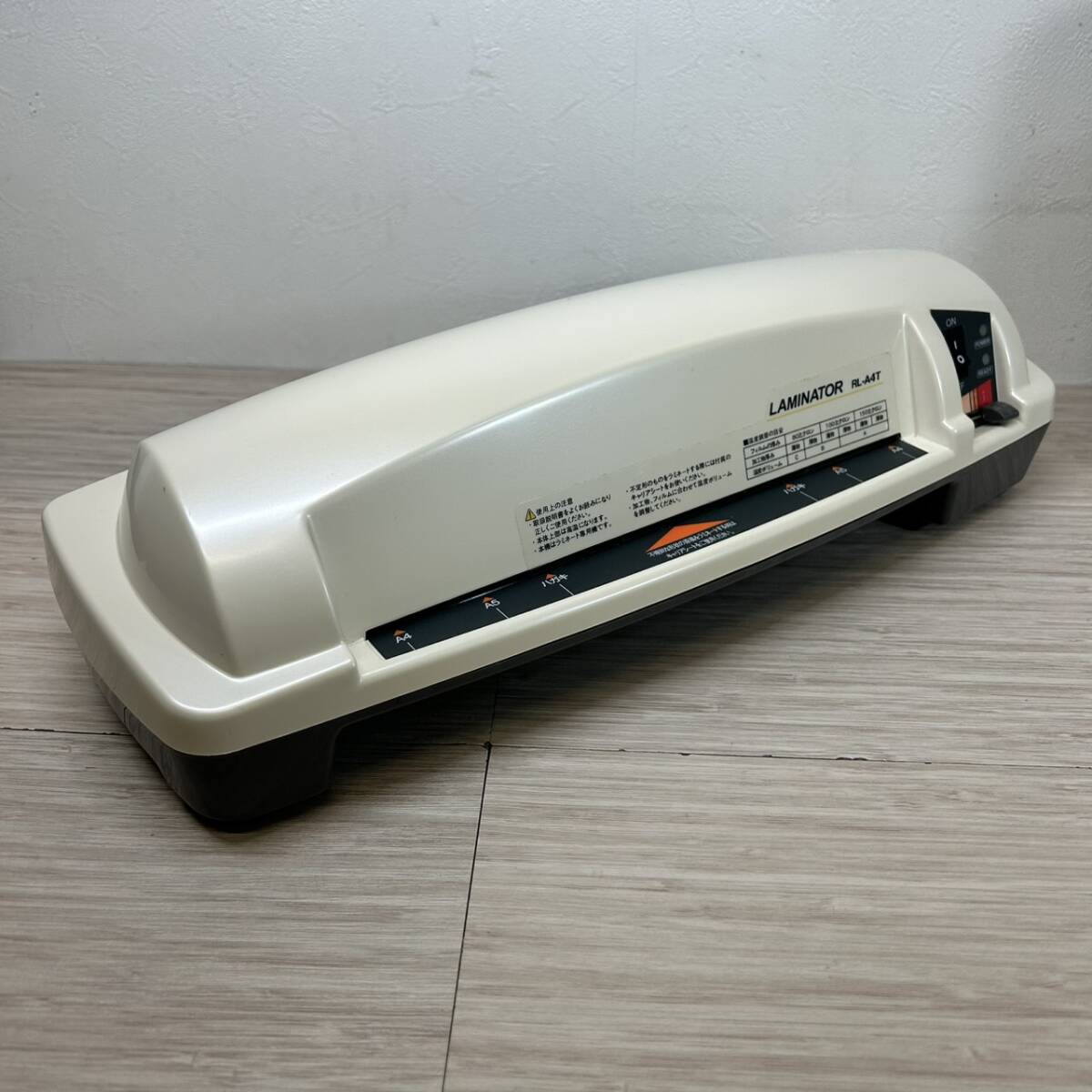 【MH-2945】中古品 ラミネーター LAMINATOR RL-A3T A3対応 POP作成 ラミネートフィルム