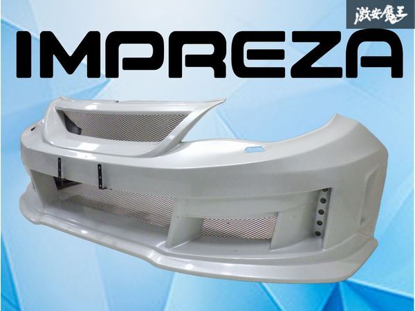 【装着OK！】 DIRect スバル GRB GRF インプレッサ WRX STI フロントバンパー エアロバンパー デイライト付 カスタム ドレスアップ