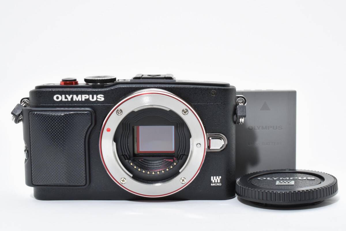 【外観極上美品】 オリンパス OLYMPUS PEN LITE E-PL6 ボディ ブラック　#85