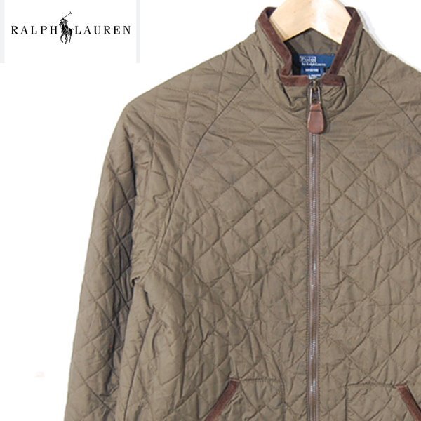 ポロバイラルフローレン Polo by Ralph Lauren■キルティングジップジャケット　中綿　キッズ　■M(12/14)■ ※NK6401233