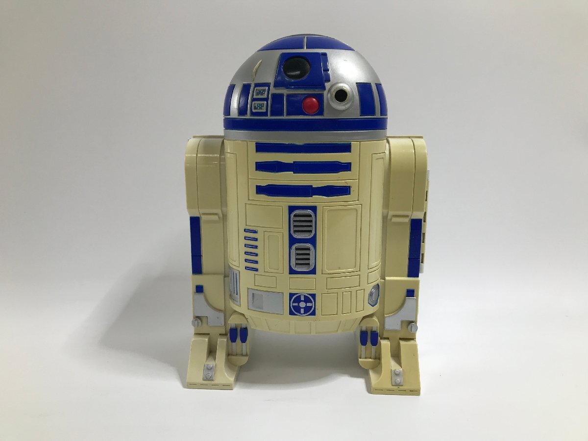 【7-7-6644】ハズブロ 1998年 R2-D2 プレイセット ボトルキャップ フィギュア付き スター・ウォーズ 中古品