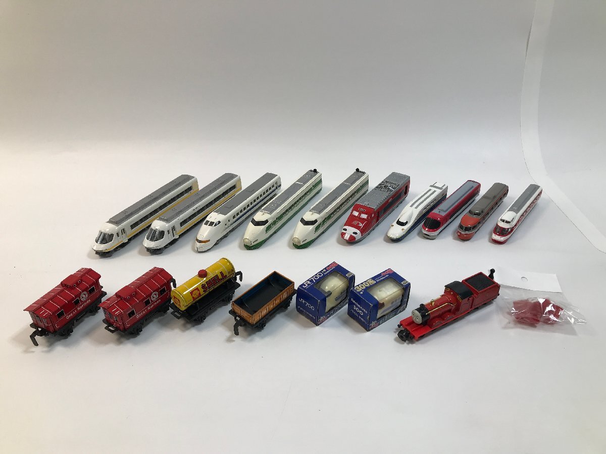 【5-1-6651】タカラ チョロQ トミー トミカ JR 新幹線 機関車 客車 貨車 まとめて 17点 セット 中古品