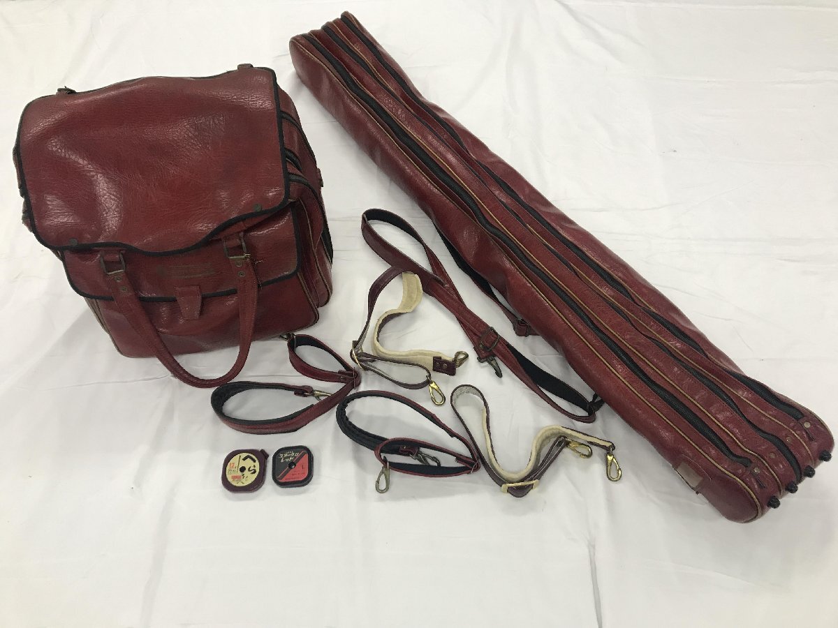 【8-8-4973】シマノ SHIMANO へら 釣具セット ロッドケース へらカバン ヘラ糸 2種付 中古品