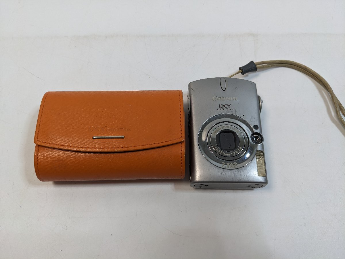 【3-4-1-0338】Canon IXY DIGITAL 600 シルバー コンパクトデジタルカメラ ケース付き 中古品