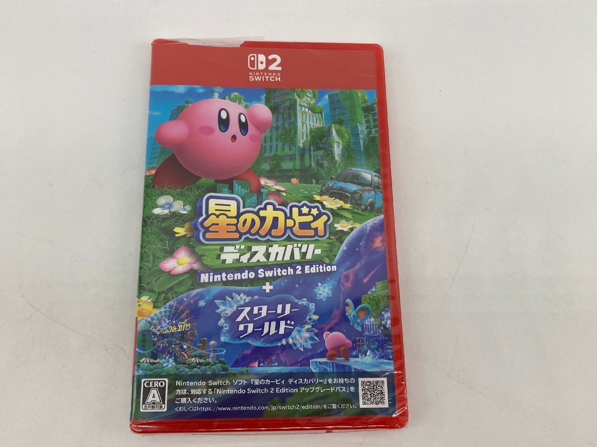 【S6-2-3386】任天堂 Nintendo Swiych2 星のカービィ ディスカバリー スイッチ2 ゲームソフト 未開封 破損あり