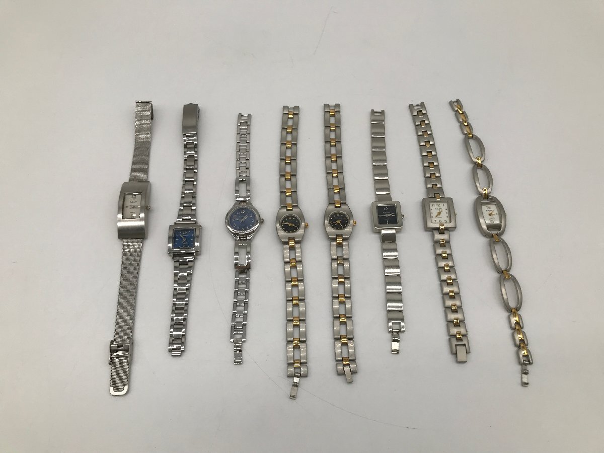 【6-2-9195】Kabana カバナ クォーツ レディース 腕時計 8点セット 文字盤ブルー ブラック ホワイト まとめ売り 動作未確認