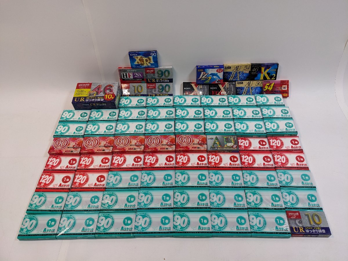 【3-1-3492】マクセル ソニー TDK AXIA 他 カセットテープまとめ 未使用/ジャンク ノーマル ハイポジ