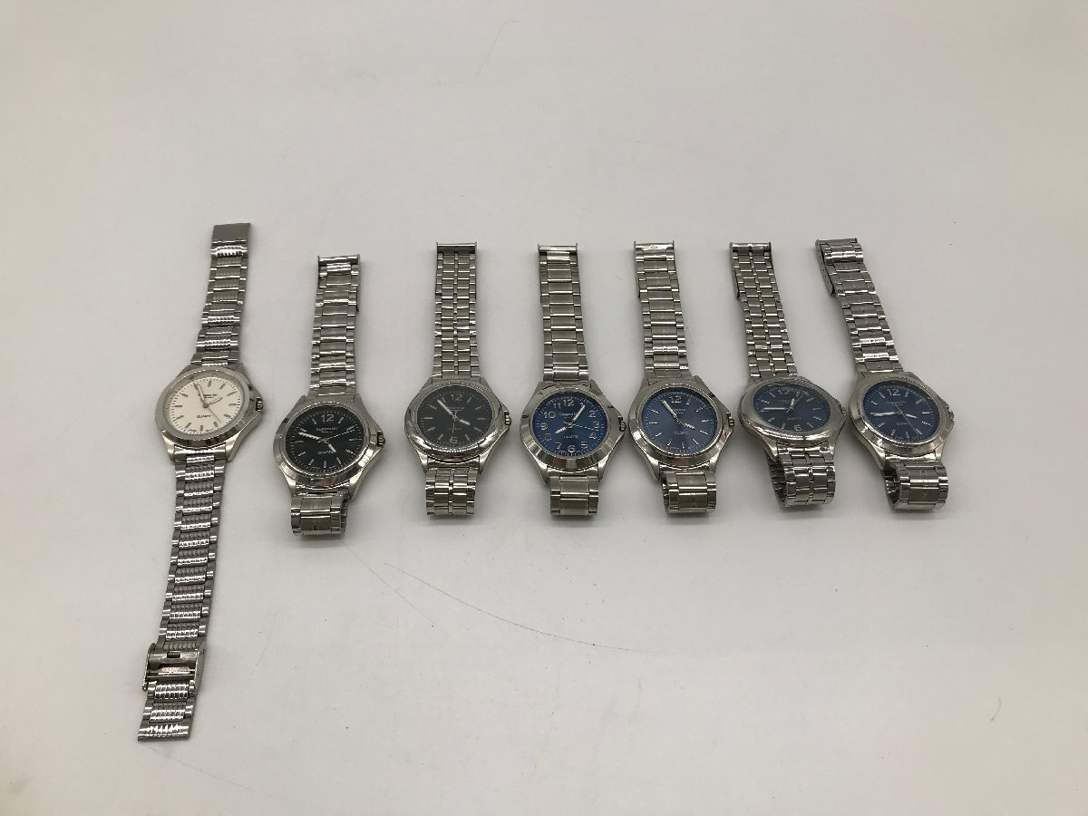 【6-2-9201】Supporter サポーター クォーツ 腕時計 7点まとめ売り シルバーカラー 文字盤3色 ジャンク品