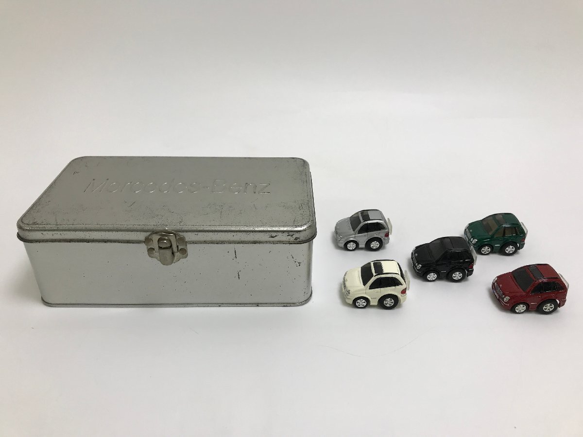 【5-7-1719】Mercedes Benz メルセデス・ベンツ チョロQ SLK-Class ミニカー 5台セット 缶ケース付き