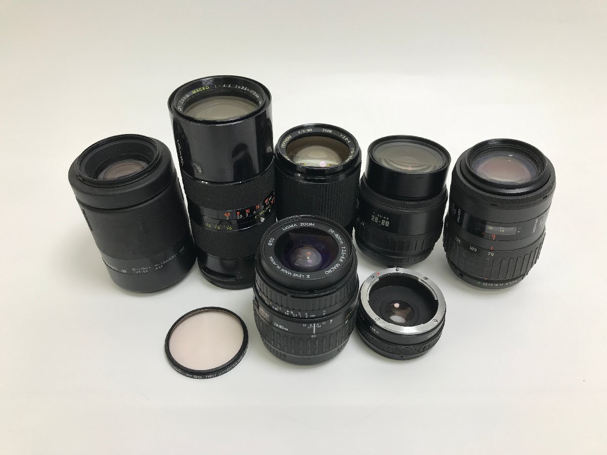 【4-2-0313】カメラレンズ まとめ TAMRON TEFNON KOMURA SIGMA Canon ジャンク