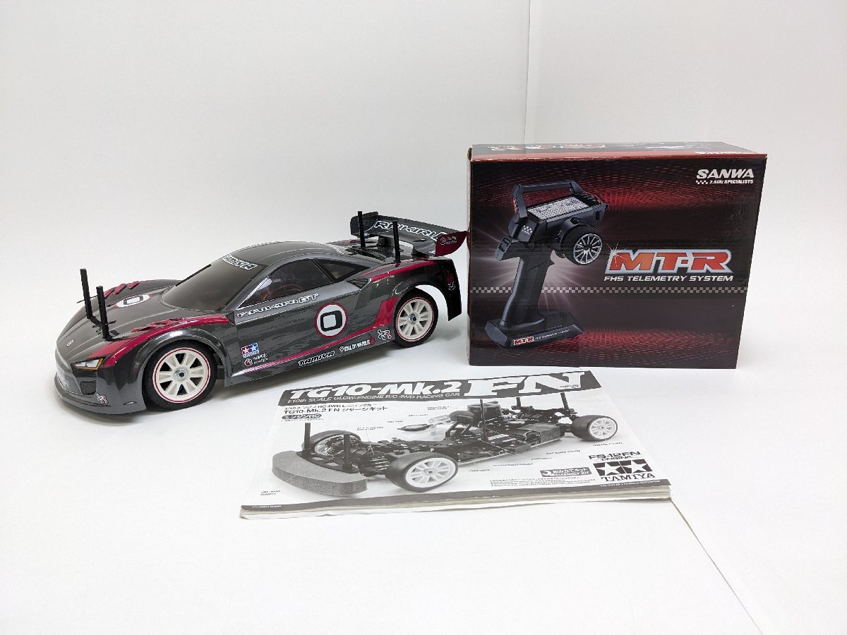 【9-7-3220】ライキリGT TG10-Mk.2 FN シャーシ サンワ MTR 送信機 セット 動作未確認