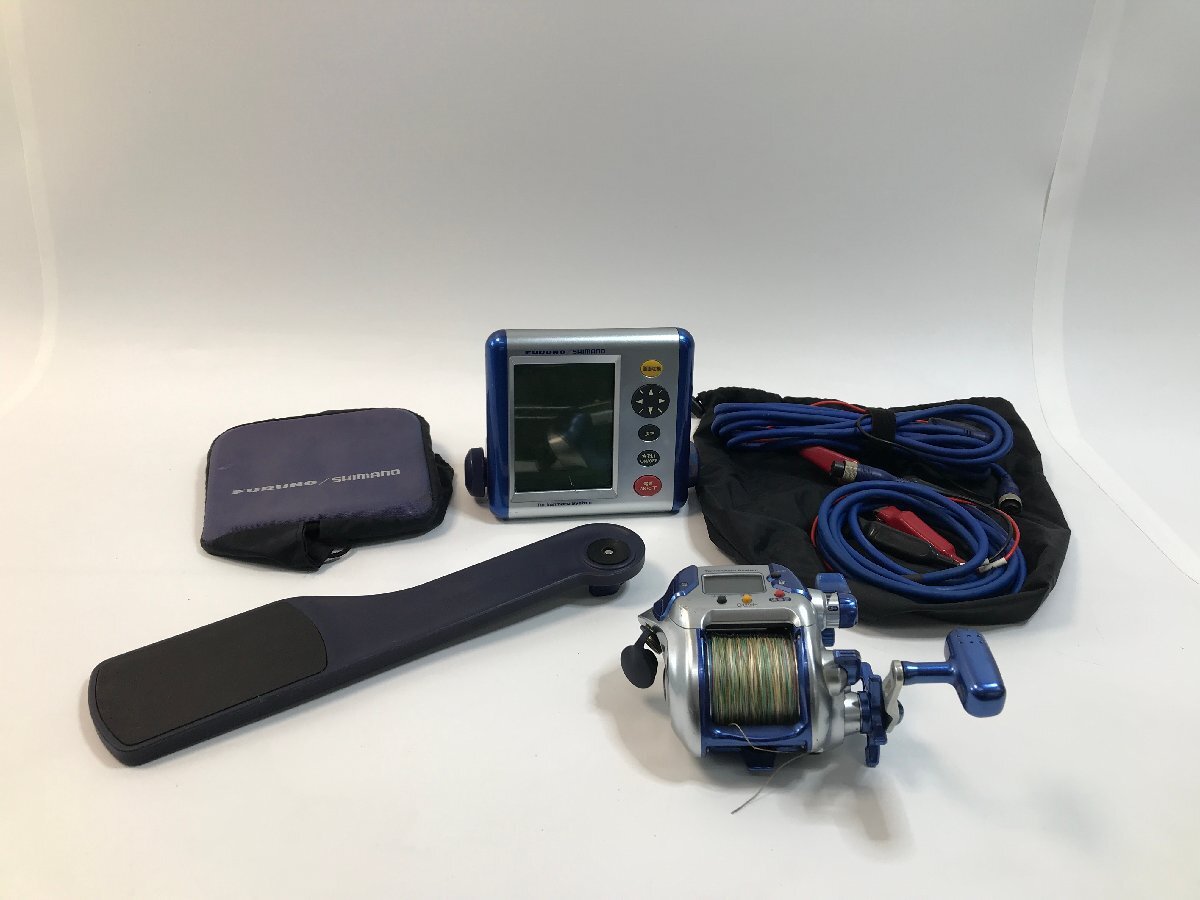 【7-1-3382】シマノ 電動丸 3000H 探見丸 システム セット 魚群探知機 中古品