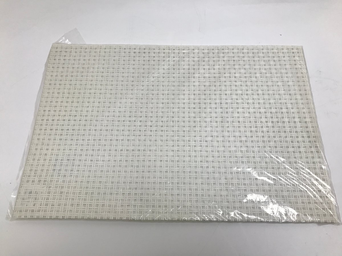 【S3-9-7587】Kela ケラ プレイスマット 6P Plato ホワイト 白 15633 6枚セット テーブルクロス ランチョンマット