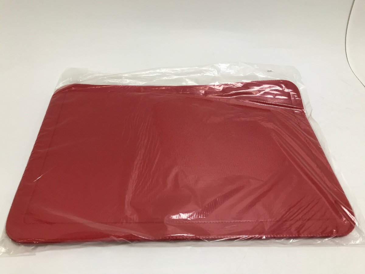 【S3-9-7532】Kela ケラ レイスマット 6P Uni レッド 赤 15001 プレイスマット 6枚セット テーブルクロス ランチョンマット