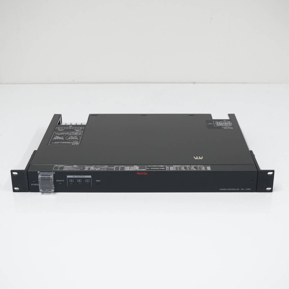 Panasonic RAMSA 電源制御ユニット WU-LP067 USED品 3Pコンセント パワーコントローラー 【動作未確認】 【ジャンク】 EX0024