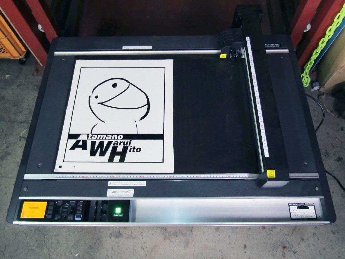 【引取限定・中古】GRAPHTEC グラフテックフラットベッド カッティングプロッタ カッティングマシン FCX4000-50ES 動作確認済み